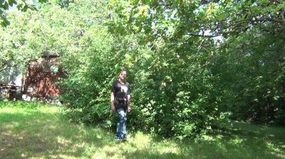 me in the garden
